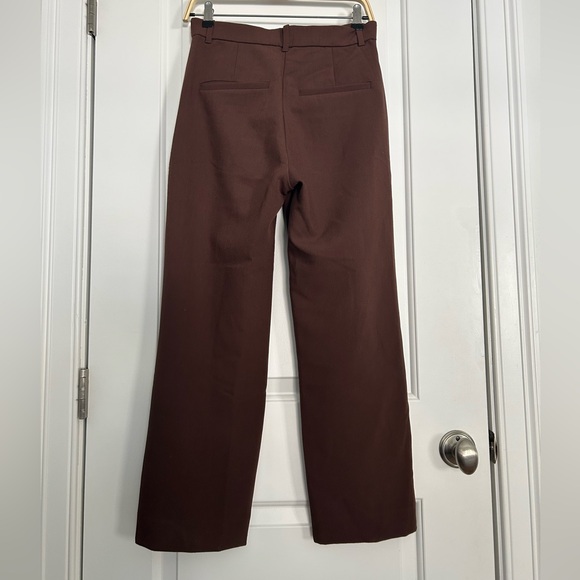 Abercrombie Brown Straight Leg Trousers - Picture 3 of 5